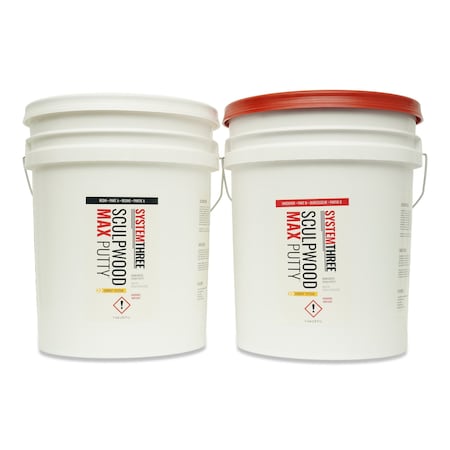 System Three Resins SculpWood Max Putty Epoxy Filler, 10 Gallon Kit 1620K60